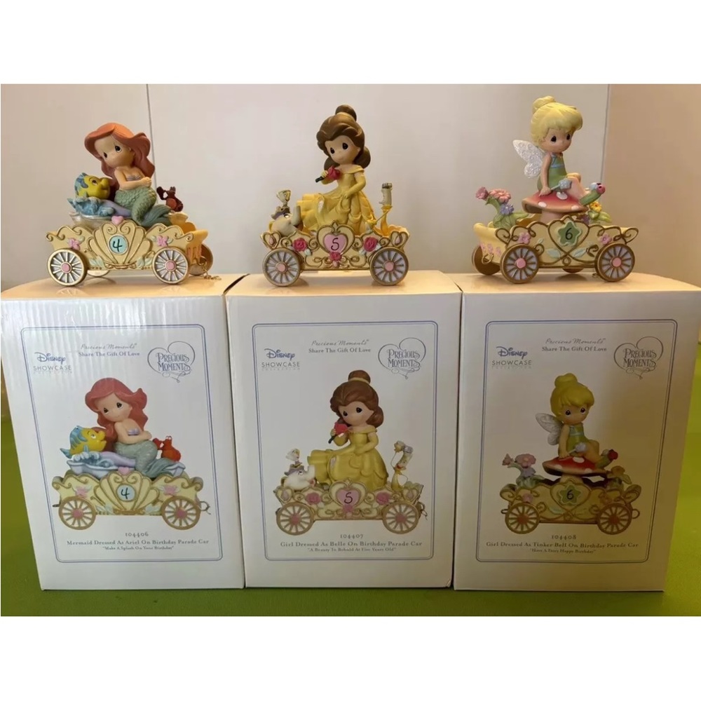 Precious Moments Disney Princess Train 4, 5, 6
